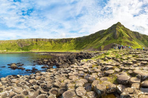Giant's Causeway på Nordirland.